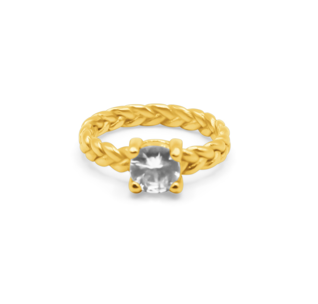 Round CZ Ring